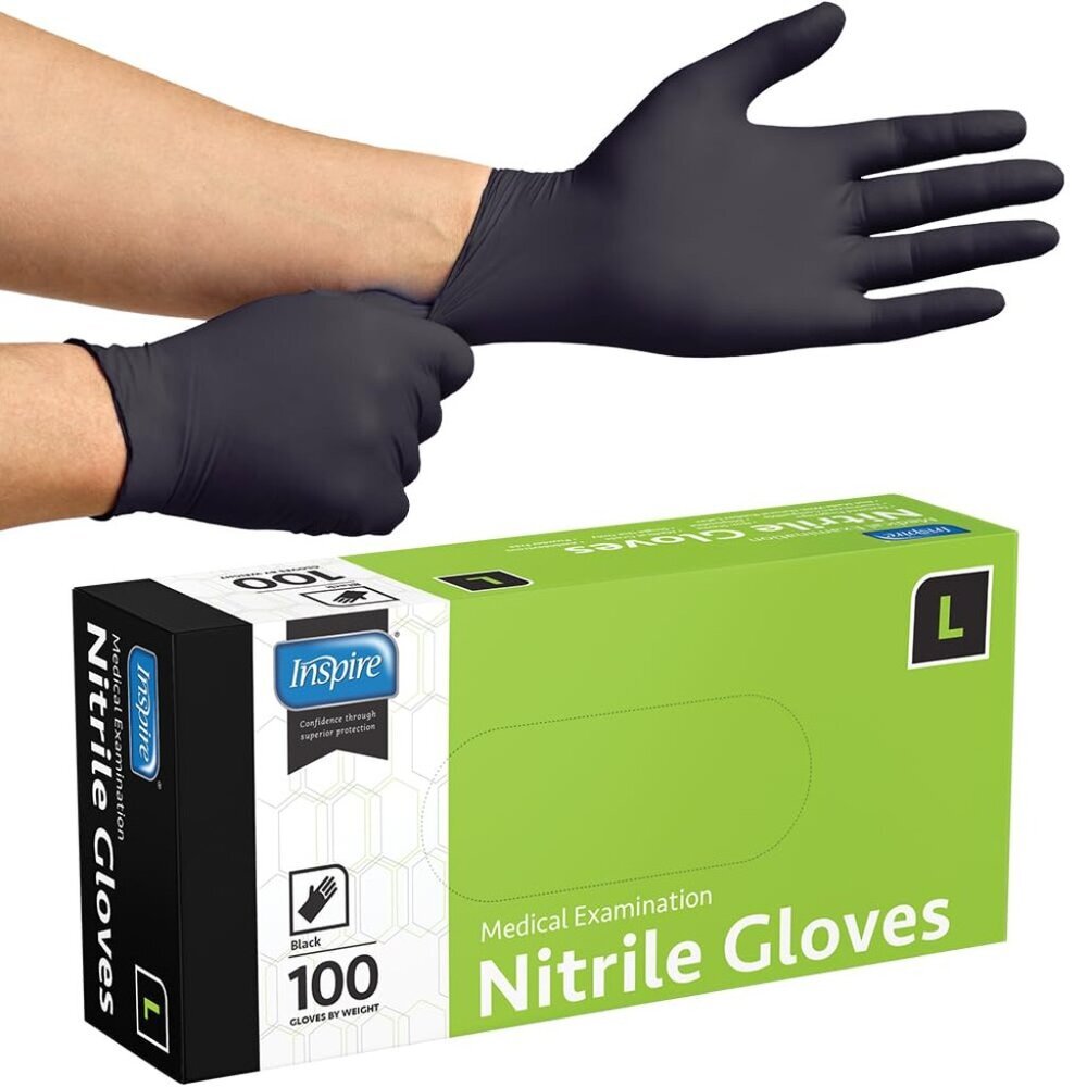 Black Nitrile Disposable Gloves | 4.5 Nitrile Disposable Safety Medical Cooking
